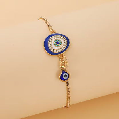 Chic Golden Evil Eye Bracelet