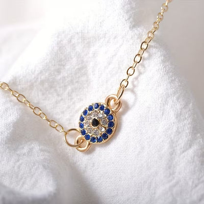 Golden Evil Eye Anklet