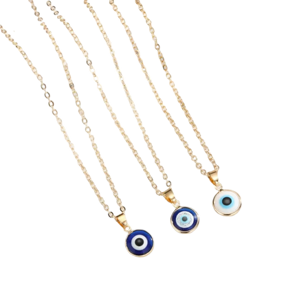 Golden-Tone Evil Eye Pendant Necklace