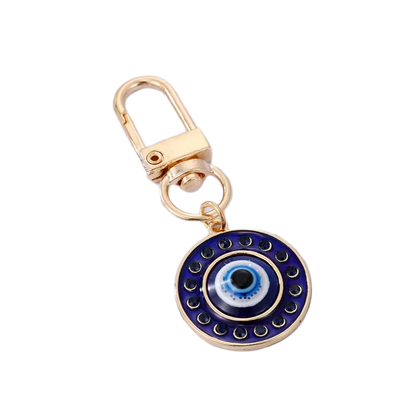 Round Evil Eye Keychain