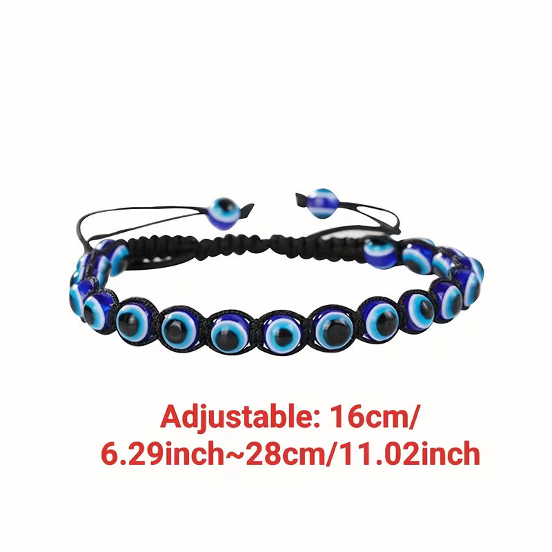 Threaded Evil Eye Bracelet