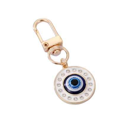 Round Evil Eye Keychain