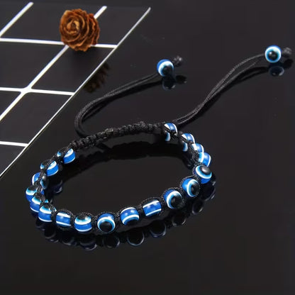Threaded Evil Eye Bracelet