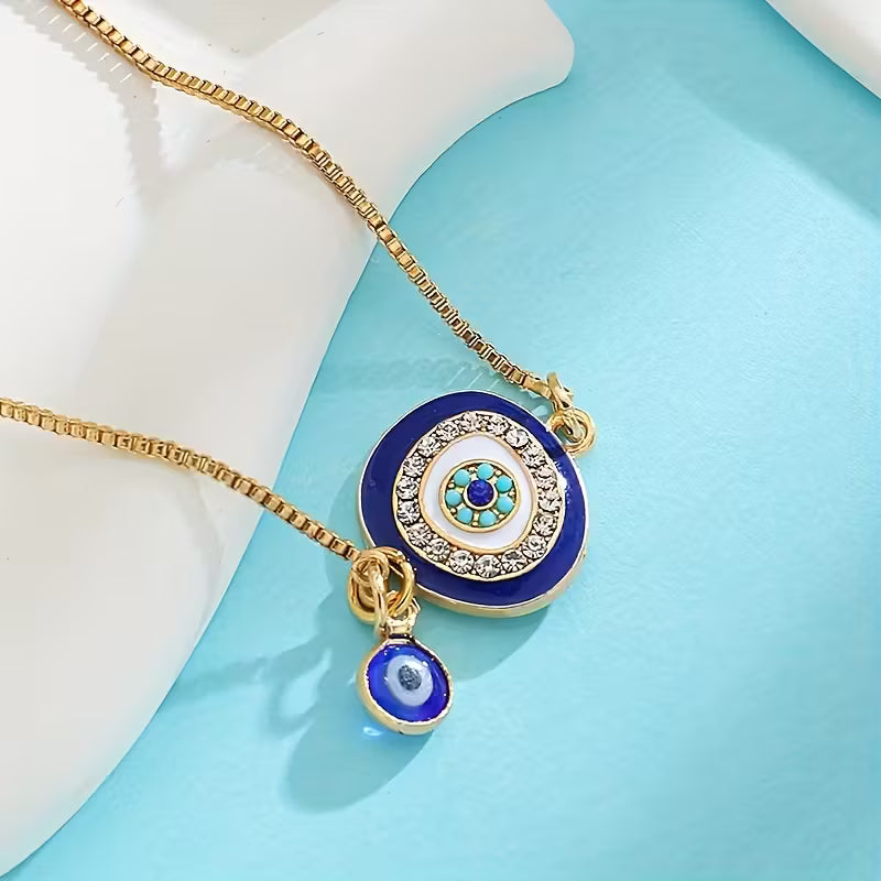 Chic Golden Evil Eye Bracelet