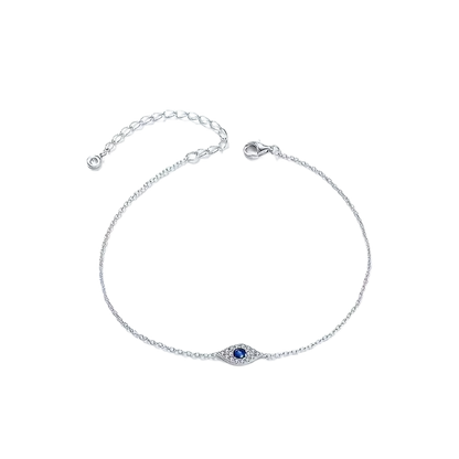 925 Sterling Silver Evil Eye Bracelet
