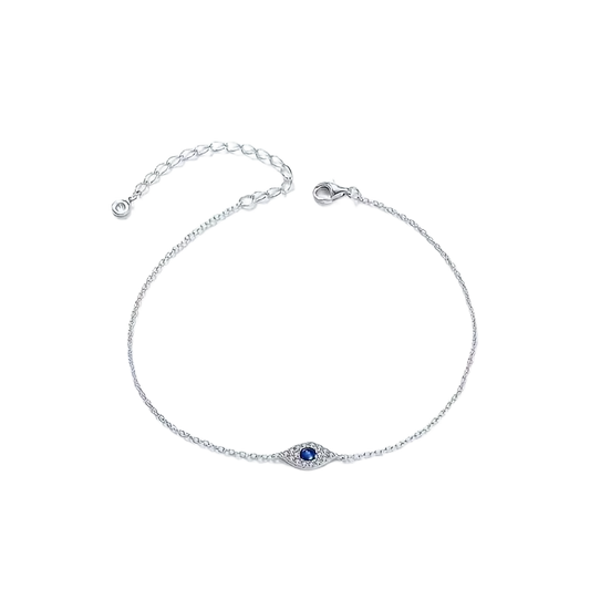 925 Sterling Silver Evil Eye Bracelet