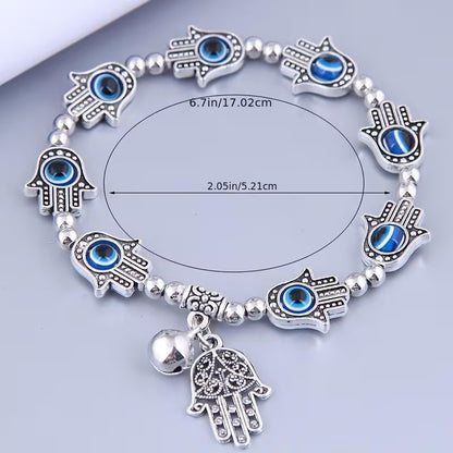 Hamsa Evil Eye Bracelet