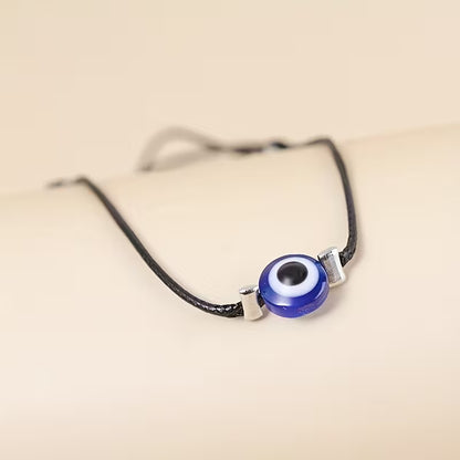 Black Evil Eye Anklet