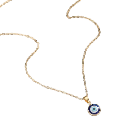 Golden-Tone Evil Eye Pendant Necklace