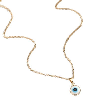 Golden-Tone Evil Eye Pendant Necklace