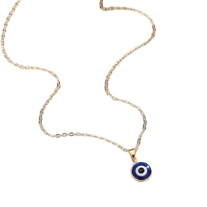 Golden-Tone Evil Eye Pendant Necklace