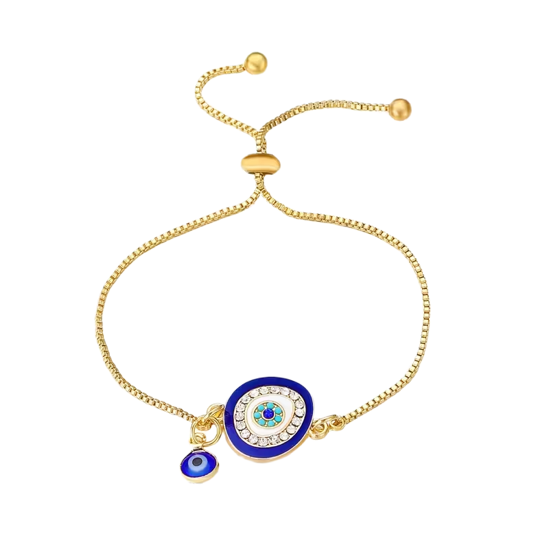 Chic Golden Evil Eye Bracelet
