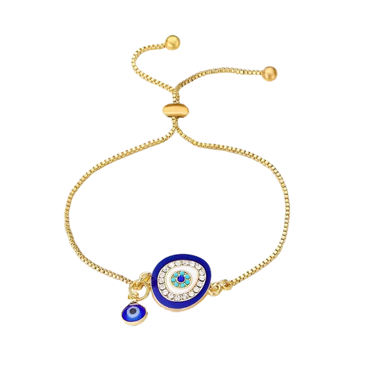 Chic Golden Evil Eye Bracelet