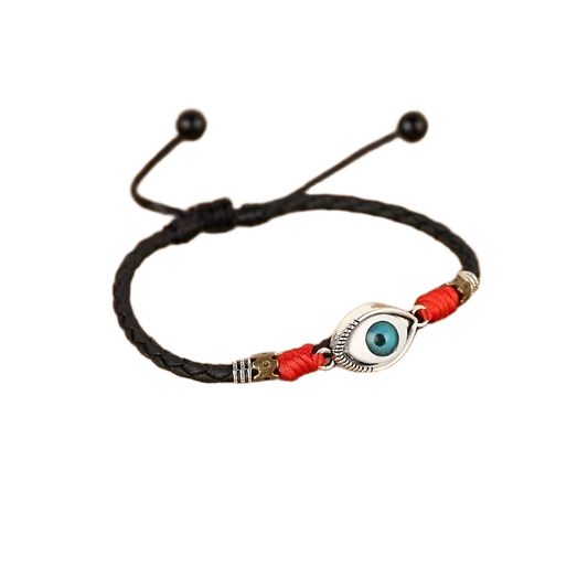 Men's Evil Eye Braided Anklet