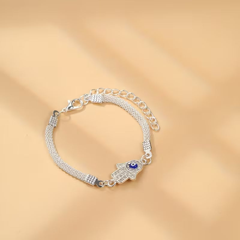 Evil Eye Palm Anklet Chain