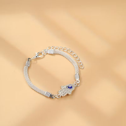 Evil Eye Palm Anklet Chain