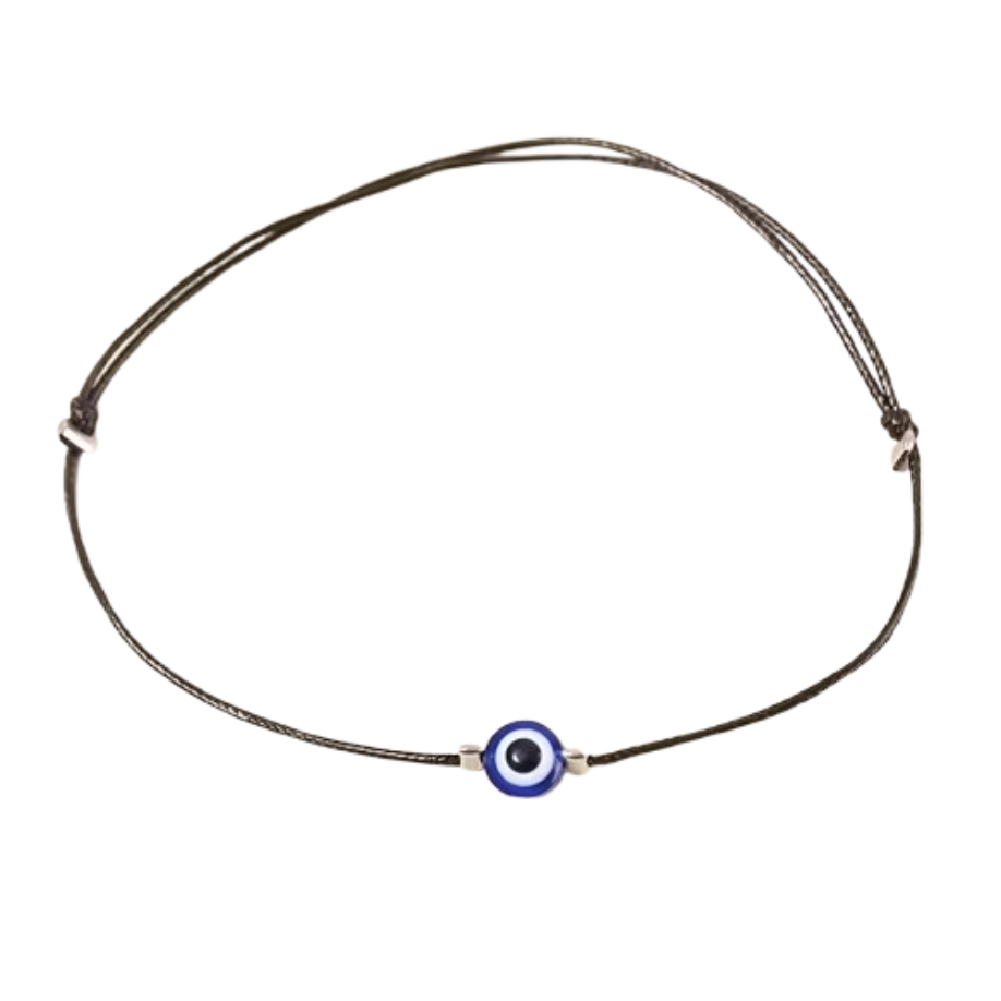 Black Evil Eye Anklet